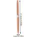 minkissy Metal Rod Nail Art Pen Nail Art Liner Manicure Liner Brush Striping Manicure Tools Liner Brush for Nails Gel Nail Art Drawing Pens Nail Art Pens Aluminum Modeling Line Pen 17.40X1.00X1.00CM As Shown - Buy Online on SooperMarket.com