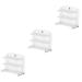 OSALADI Kitchen Accessories 3pcs Egg Storage Box Egg Holder for Fridge Eggs Egg Holder for re-usable