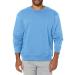 Champion Men's Powerblend Crewneck Sweatshirt,Best Crew Sweatshirts for Men(Reg. or Big & Tall) Standard Large Swiss Blue C Logo