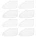 Beaupretty 4 pairs of moisturizing socks Moisture socks overnight heel socks Foot socks for dry feet wet socks white cotton spandex slipproof silicone socks