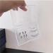 false eyelash adhesive storage box. Portable dust-proof transparent false eyelash storage tool. Suitable for traveling with you. And daily storage of false eyelashes.