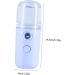 Baluue 1pc Portable Humidifier Handy Mist Sprayer Air Mister for Essential Oils Air Diffuser Blue Plastic 14.5X4CM - Buy Online on SooperMarket.com