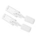 FOYTOKI 2pcs Eyelash Raincoat Clear Raincoat Clear Rain Coat Essence Mascara Gels Plastic Transparent