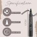 Roterale Eyebrow Pen - Roterale Eyebrow Pencil Waterproof Roterale 4-Tip Microblade Brow Pen 4Pack Roterale Eyebrow Pen Waterproof (Light Brown-4pcs) - Buy Online on SooperMarket.com