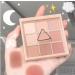 Lovelycat 9 Colors Glitter Eyeshadow Makeup Palette Matte High Pigmented Colorful Creamy Texture Eye Shadow Powder Natural Waterproof Long Lasting Eyeshadow Powder Cosmetics (matte pink)