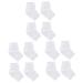minkissy Socks Pairs Heel Socks Heel Sleeves Protectors Gel Heel Sleeves feet Repair Socks Heel Protector Socks feet Cracked Socks Gel Foot Socks Ankle Socks White Anti-Crack and wo Men