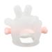 Suckable Silicone Teething Toy for Infants - Transparent Pink Washable Soothing Relief for Toddlers - Buy Online on SooperMarket.com