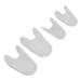 Toe Separators 8-Pack | Gel Spreader & Spacers for Hammer Toe Relief | Smooth Iron Big Toe Alignment Comfortable Correction - Buy Online on SooperMarket.com