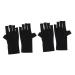FOMIYES 2 Pairs Nail Gloves Fingerless Driving Gloves Manicure Gloves Gloves for Gel Nails Sun Gloves Womens Gloves Gloves Dryer Polyester Women's