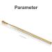 Gold Steel Ear Wax Picker - Earpick Wax Remover Curette for Ear Cleaning - Buy Online on SooperMarket.com