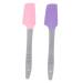 Wioneky 2st Laspber made of silicone wax silicone spatula Large hard wax pencils crafting rods grow non-stick wax spatula silicone grow with silicone pebble gel hair removal moisture cream