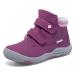 i78 Kids Boys Hiking Winter Fur Snow Shoes Mid Ankle Boots For Outdoor Trekking Walking Synthetic Non-Slip Lightweight Pink 12.5 Little Kid