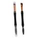 Hemoton 2pcs Spiral Rod Mascara Brush Cosmetics Brush Makeup Tool Brush for Makeup 14.2X1.2cm Black