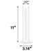 Clear Acrylic Scrunchie Holder Stand - Hair Tie Organizer for Teen Girls - 11 inch - Perfect Gift Idea - Buy Online on SooperMarket.com