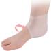 Milists Silicone Heel Protectors - Open Toe Slide-Resistant Socks for Cracked Heel Repair - Unisex Gel Sleeve - White - Buy Online on SooperMarket.com