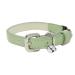 Animal Outfitters UK Purrfect Pastel Collection Faux Leather | Breakaway | Adjustable | Cat Collar | Kitten Collar (Mint Silver Bell) Cat collar with bell | Quick Release | Green Mint One Size