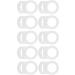 SouiWuzi 10pcs Ring Button Pacifier Adapter | White Silicone Baby Dummy Holder & Clip | International Shipping Available - Buy Online on SooperMarket.com