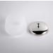 Frosted Glass Dappen Dish with Lid - Nail Art Acrylic Liquid Powder Container - Buy Online on SooperMarket.com
