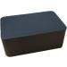 Black Dispenser with Lightweight Napkin Cases Easy Open & Close Utility Tissue Holder Storage Box - Buy Online on SooperMarket.com
