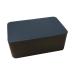 Black Dispenser with Lightweight Napkin Cases Easy Open & Close Utility Tissue Holder Storage Box