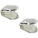 EXCEART 2Pcs Gold Plated Single Fang Tooth Grill Cap | Hip Hop Party Accessories - Buy Online on SooperMarket.com