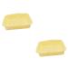 MAGICLULU 2 Pcs Cake Mold Cake Baking Rubber Baking Broiler Pan for Oven Silicone Gummy Molds Cake Pan Silicone Bakeware Quick Fondant Molds Cupcake Square Cake Toast Silica Gel Liner 26.5x24.5cmx2pcs Yellowx2pcs