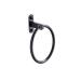 OSALADI 2pcs Ring Punch Hanging Holder Home Rack Aluminum Round Bathroom Space for Black Towel