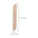 FOMIYES 750 STK Wood Wax Strips Hair Removal Tool - Easy Use Applicator for Smooth Skin | International Shipping Available - Buy Online on SooperMarket.com
