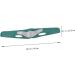 WOONEKY 1pc Thin Face Belt Face Lifting Belt Lift Mask Tightening Band Strap Graphene Green 60X10.5X1cm Green - Buy Online on SooperMarket.com