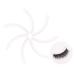 120Pcs White Silicone Eyelash Display Strip Eyelash Display Tool False Eyelash Assistant for Display Grafting Eyelashes