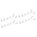 Baluue 4 pcs Plastic Hooks for Hanging Towel Hook Hanging Rack Multifunctional Hooks Plastic Hanger Hook 2pcsx2pcs Whitex2pcs