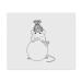 LC00024182 Microfiber cleaning cloths for lenses and glasses mouse with woolen hat motif 2 pieces