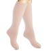 SocksLane Cotton Compression Socks for Women & Men. 15-20 mmHg Support Knee-High Nude Medium/Large (1 Pair)