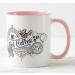 Vixar Hot Coffee Premium Roast Served Fresh Coloured Mug Cup Gift Birthday Work Office Christmas Tea Coffee (Pink)