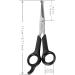 Chibuy Professional Pet Grooming Scissors | Round Tip Stainless Steel Dog Eye Cutter for Dogs and Cats | Professional Grooming Tool | Size 6.70 x 2.6 x 0.43 | Grey - Buy Online on SooperMarket.com