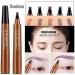 Waterproof Natural Eyebrow Pencil Precision Eyebrow Pencil Natural Fine Stroke Microblade Eyebrow Pencil Create Natural Eyebrows Easily Beautiful and Long-Lasting Waterproof Eyebrow Pencil Grey Brown - Buy Online on SooperMarket.com