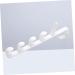 OATIPHO Hanging Rack 2pcs 5 Hooks Hanging The Hat White Over Multifunctional Coat Hanger Plastic Rack Towel Door Holders 2pcs White - Buy Online on SooperMarket.com