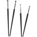 Baluue 12 Pcs Eye Precision Brush Makeup Brush for Women Eyeliner Brush for Women 16.90X0.40X0.40CMx3pcs Blackx3pcs - Buy Online on SooperMarket.com