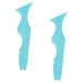 2pcs Multi-Function Shield Eyeliner Applicator Eyelash Lash Guide Aid Beauty Ruler Stencil