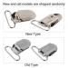 10PC Pacifier Clips - Silver Metal Clips for Pacifiers Bibs & Toys (25mm) | International Shipping Available - Buy Online on SooperMarket.com