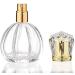 50ml Empty Glass Perfume Spray Atomiser Gold Crystal Cap Oval Bottle - Buy Online on SooperMarket.com