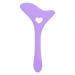 Brrnoo Silicone Stencils Reusable Eyelash Applicator Tool Mascara Guard Stencil Eyelash Pads Tool Mascara Aid Eye Makeup Applicators () Purple