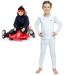 Thermal Underwear for Boys (Thermal Long Johns) Sleeve Shirt & Pants Set, Base Layer w/Leggings Bottoms Ski/Extreme Cold White Small