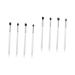 Baluue 8 Pcs Eye Make-up Brush Kit Eye Kits Concealer Brush Makeup Medium Eyeshadow Brush Blush Brush White