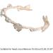 JSGHGDF Temperament Flocking Rose Shape with White Decors Unique Hair Hoop Bride Woman Wedding Party Headwear White Rose - Buy Online on SooperMarket.com