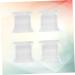 2 Pairs Silicone Toe Separators for Overlapping Toes - H-shaped Toe Spacers for Valgus Correction - White 2.5x2.5cm - Buy Online on SooperMarket.com