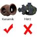 Orgmemory Ceramic Fish Tank Cave Decorations - 2 Pieces | Aquarium Accessories for Aquatic Animals - Buy Online on SooperMarket.com