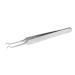 Blackening remover tweezers stainless steel and acne remover tweezers beauty tweezers make-up cosmetic tools black acne tweezers (hook mouth 8.7 cm) hook mouth 8.7 cm 1 piece (1 Pack)))