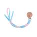 Tian-K Handmade Beech Wood Pacifier Chain Clip - Eco-Friendly Cotton Woven Baby Dummy Leash - Buy Online on SooperMarket.com