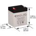 Buy Acme Security Systems BPS Alarm Battery 12V 5AH F1 - Reliable SLA Replacement for International Shipping - Buy Online on SooperMarket.com